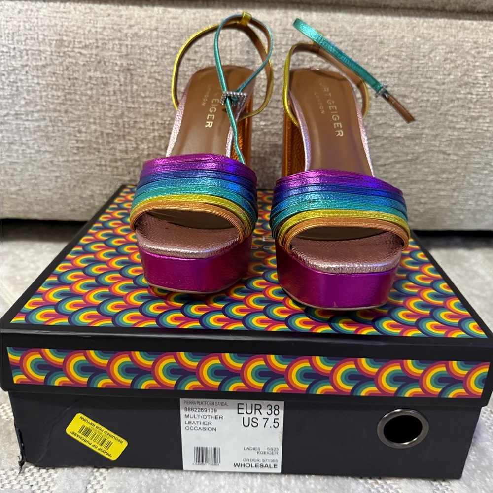 Kurt Geiger pierra Platform Heels - Picture 4 of 9